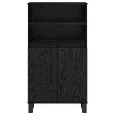 Korkea kaappi Musta 60 x 36 x 110 cm Tekninen puu