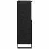 Korkea kaappi Musta 60 x 36 x 110 cm Tekninen puu