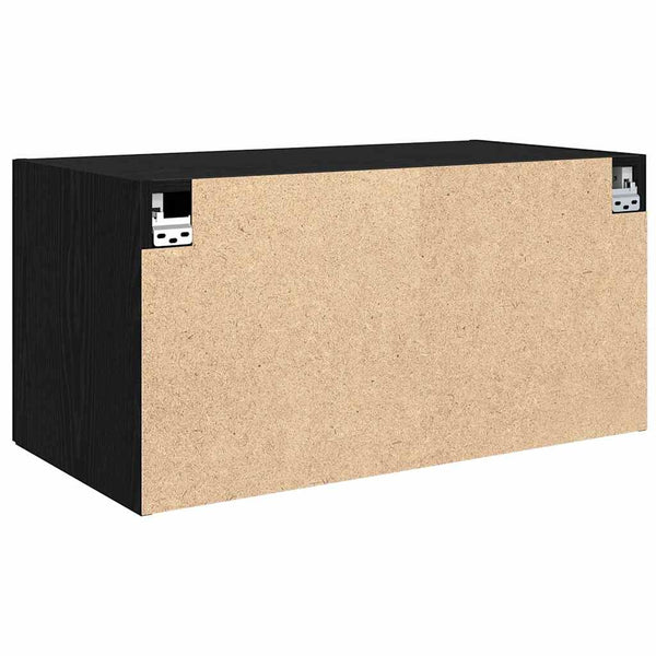 Seinäkaappi Musta tammi 80 x 42.5 x 40 cm Tekninen puu