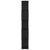 Kirjahylly 5 tasoa 70 x 24 x 161 cm Tekninen puu Musta tammi.