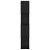 Kirjahylly 4 tasoa 70 x 24 x 129 cm Tekninen puu Musta tammi.