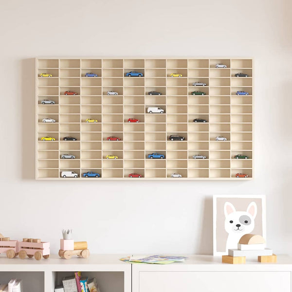 Seinädisplay-kaappi Seinäkiinnitettävä Beige 98 x 4,5 x 55 cm