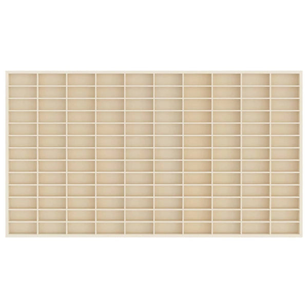 Seinädisplay-kaappi Seinäkiinnitettävä Beige 98 x 4,5 x 55 cm