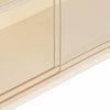 Seinädisplay-kaappi hyllyllä Beige 40 x 8,5 x 54 cm vaneri