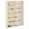 Seinädisplay-kaappi hyllyllä Beige 40 x 8,5 x 54 cm vaneri