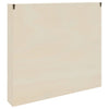 Seinädisplay-kaappi hyllyllä Beige 60 x 8,5 x 54 cm vaneri