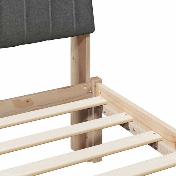 100 x 200 cm ruskea sängyn runko massiivisesta männystä