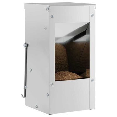 Kaninruokkija Hopea 12,5 x 12,5 x 25 cm Galvanoitu teräs