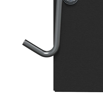 Kaninruokkija Musta 20 x 12,5 x 25 cm Kylmävalssattu teräs