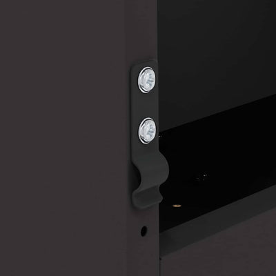 Kaninruokkija Musta 64.5 x 25.5 x 45.5 cm Kylmävalssattu teräs