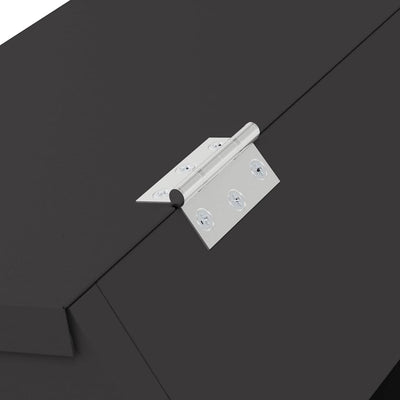 Kaninruokkija Musta 64.5 x 25.5 x 45.5 cm Kylmävalssattu teräs