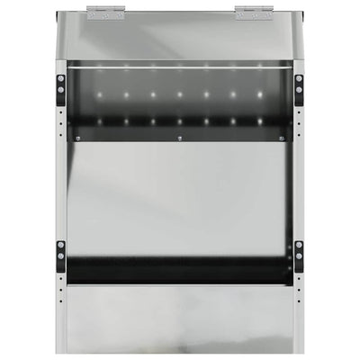 Kaninruokkija Hopea 64.5 x 25.5 x 45.5 cm Galvanoitu teräs