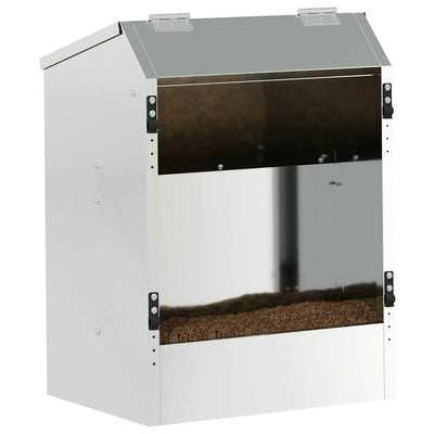 Kaninruokkija Hopea 64.5 x 25.5 x 45.5 cm Galvanoitu teräs