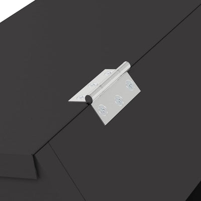 Kaninruokkija Musta 64.5 x 25.5 x 45.5 cm Kylmävalssattu teräs