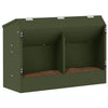 Kaninruokkija Oliivivihreä 64.5 x 25.5 x 45.5 cm