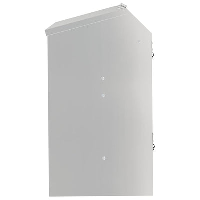 Kaninruokkija Hopea 64.5 x 25.5 x 45.5 cm Galvanoitu teräs