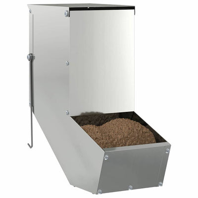 Kaninruokkija Hopea 17.5 x 26 x 28.5 cm Galvanoitu teräs