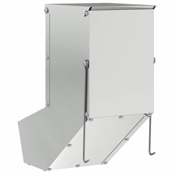 Kaninruokkija Hopea 12,5 x 26 x 28,5 cm Galvanoitu teräs