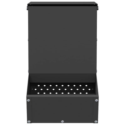 Kaninruokkija Musta 17,5 x 26 x 28,5 cm Kylmävalssattu teräs