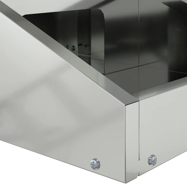 Peuran ruokinta-auto Hopea 28 x 30 x 80 cm Galvanoitu teräs