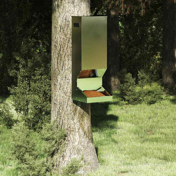 Peuran ruokinta-auto Hopea 28 x 30 x 80 cm Galvanoitu teräs