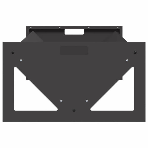 Eläinten ruokintakaukalo Musta 108 x 50 x 28 cm