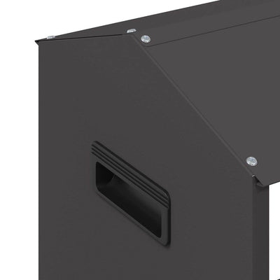 Kananruokinta-astia Musta 81 x 32 x 53,5 cm