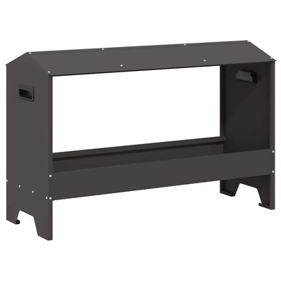 Kananruokinta-astia Musta 81 x 32 x 53,5 cm