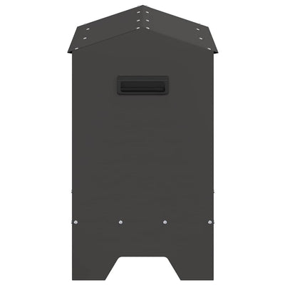 Kananruokinta-astia Musta 81 x 32 x 53,5 cm