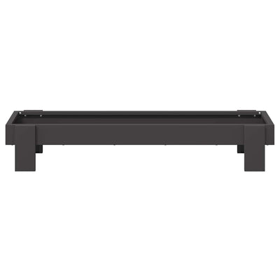 Kananruokinta-astia Musta 80 x 28 x 13.5 cm