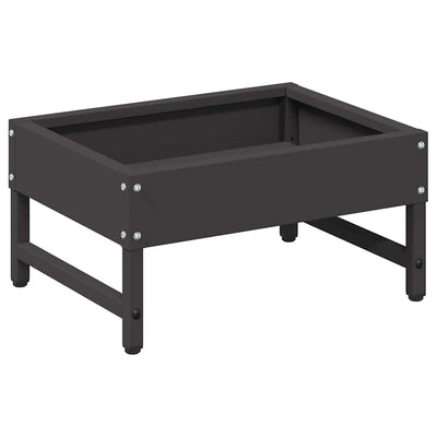 Lintu ruokinta Musta 80 x 28 x 13.5 cm Kylmävalssattu teräs