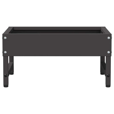 Lintu ruokinta Musta 80 x 28 x 13.5 cm Kylmävalssattu teräs