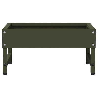 Lintu ruokinta Oliivivihreä 80 x 28 x 13.5 cm