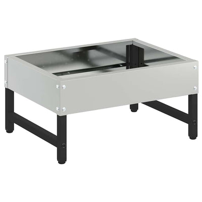 Lintu ruokinta Hopea 80 x 28 x 13.5 cm Galvanoitu teräs