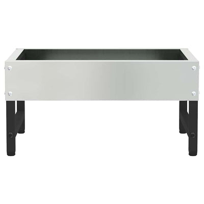 Lintu ruokinta Hopea 80 x 28 x 13.5 cm Galvanoitu teräs