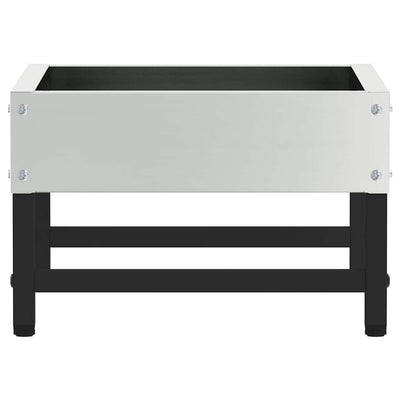 Lintu ruokinta Hopea 80 x 28 x 13.5 cm Galvanoitu teräs