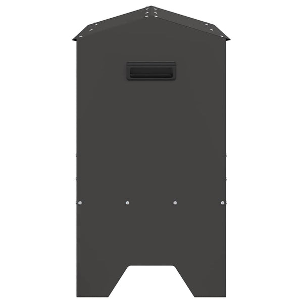 Eläinten ruokintakaukalo Musta 79 x 35 x 62 cm