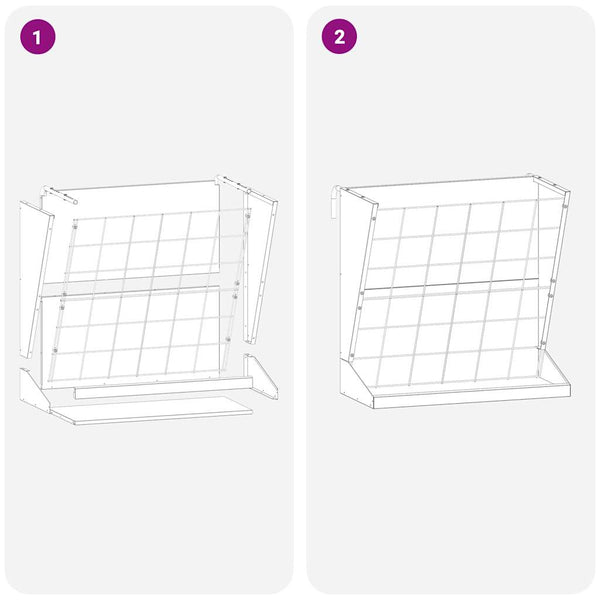 Heinäteline Oliivivihreä 71 x 33 x 70 cm Kylmävalssattu teräs