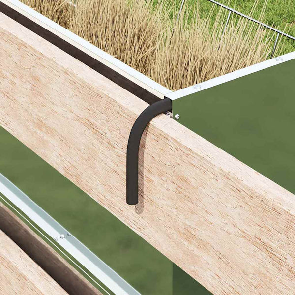 Ripustettava Heinäastia Hopea 61 x 33 x 66 cm Galvanoitu teräs