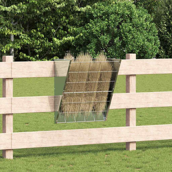 Ripustettava Heinäastia Hopea 61 x 33 x 66 cm Galvanoitu teräs