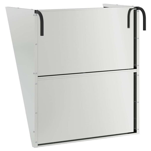 Ripustettava Heinäastia Hopea 61 x 33 x 66 cm Galvanoitu teräs