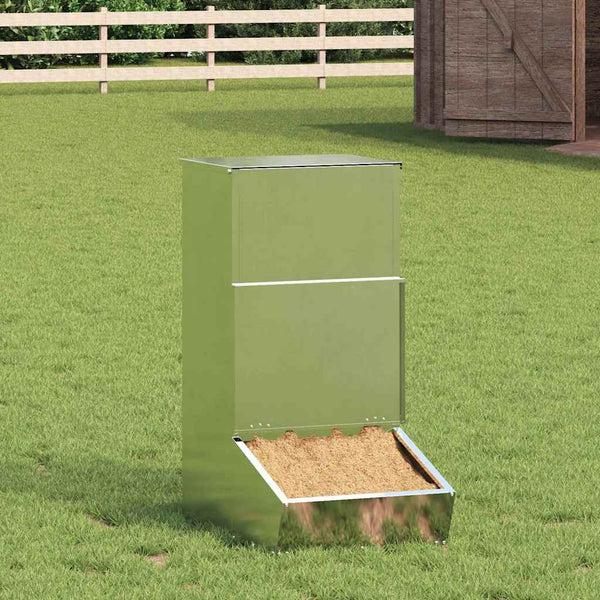 Galvanoitu teräs Sikaruokinta 55 x 51 x 91.5 cm Hopea