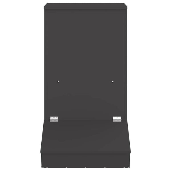 Mustat Sikaruokinta 55 x 51 x 91.5 cm Kylmävalssattu teräs