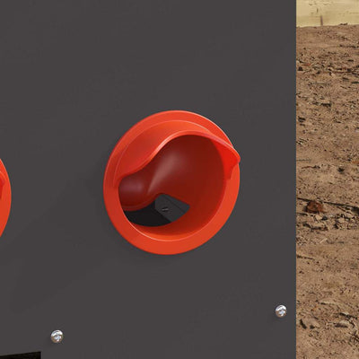 Kanan ruokinta-allas Musta 60.5 x 29 x 51 cm