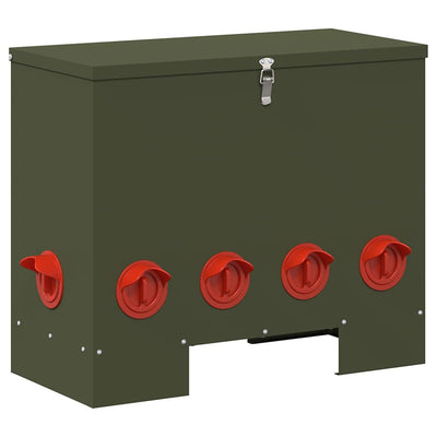 Kanan ruokinta-allas Oliivivihreä 60.5 x 29 x 51 cm