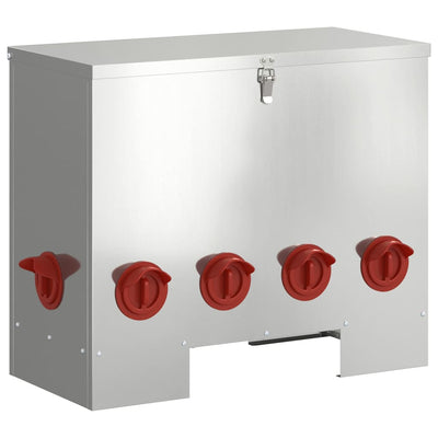 Kanan ruokinta-allas Hopea 60.5 x 29 x 51 cm Galvanoitu teräs