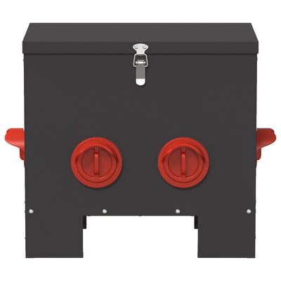 Kanan ruokinta-allas Musta 60.5 x 29 x 51 cm