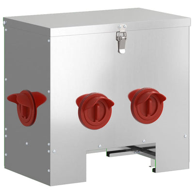 Kanan ruokinta-allas Hopea 60.5 x 29 x 51 cm Galvanoitu teräs