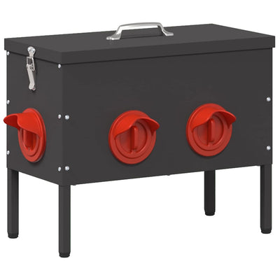 Kanan ruokinta-allas Musta 41,5 x 20,5 x 33 cm