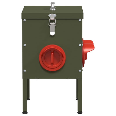 Kanan ruokinta-allas Oliivivihreä 41,5 x 20,5 x 33 cm